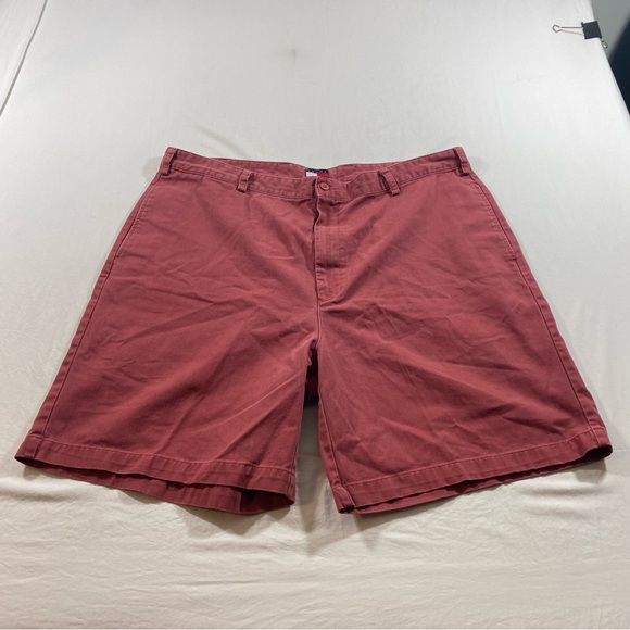 Tommy Hilfiger Other - Tommy Hilfiger Men's Flat Front Shorts in Burgundy